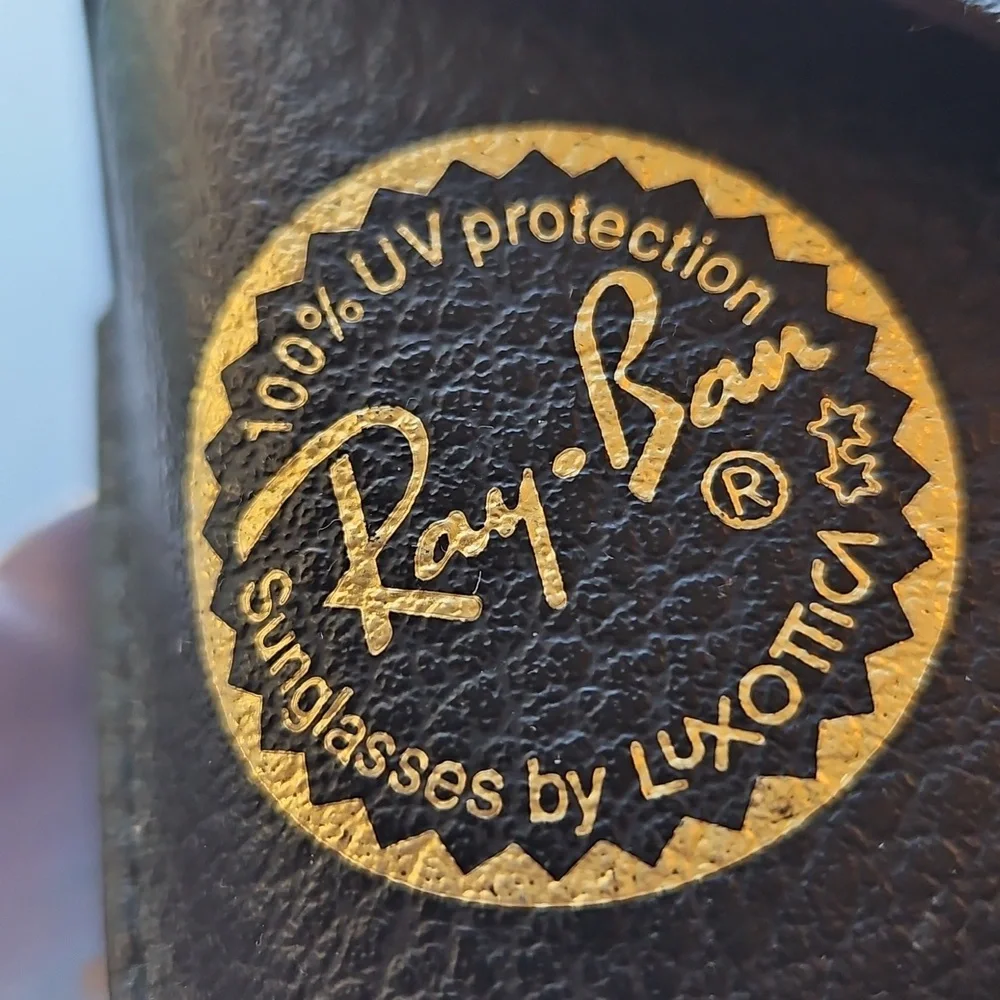 Ray-Ban RB3548N Gold Hexagonal Sunglasses 51mm Made in Italy